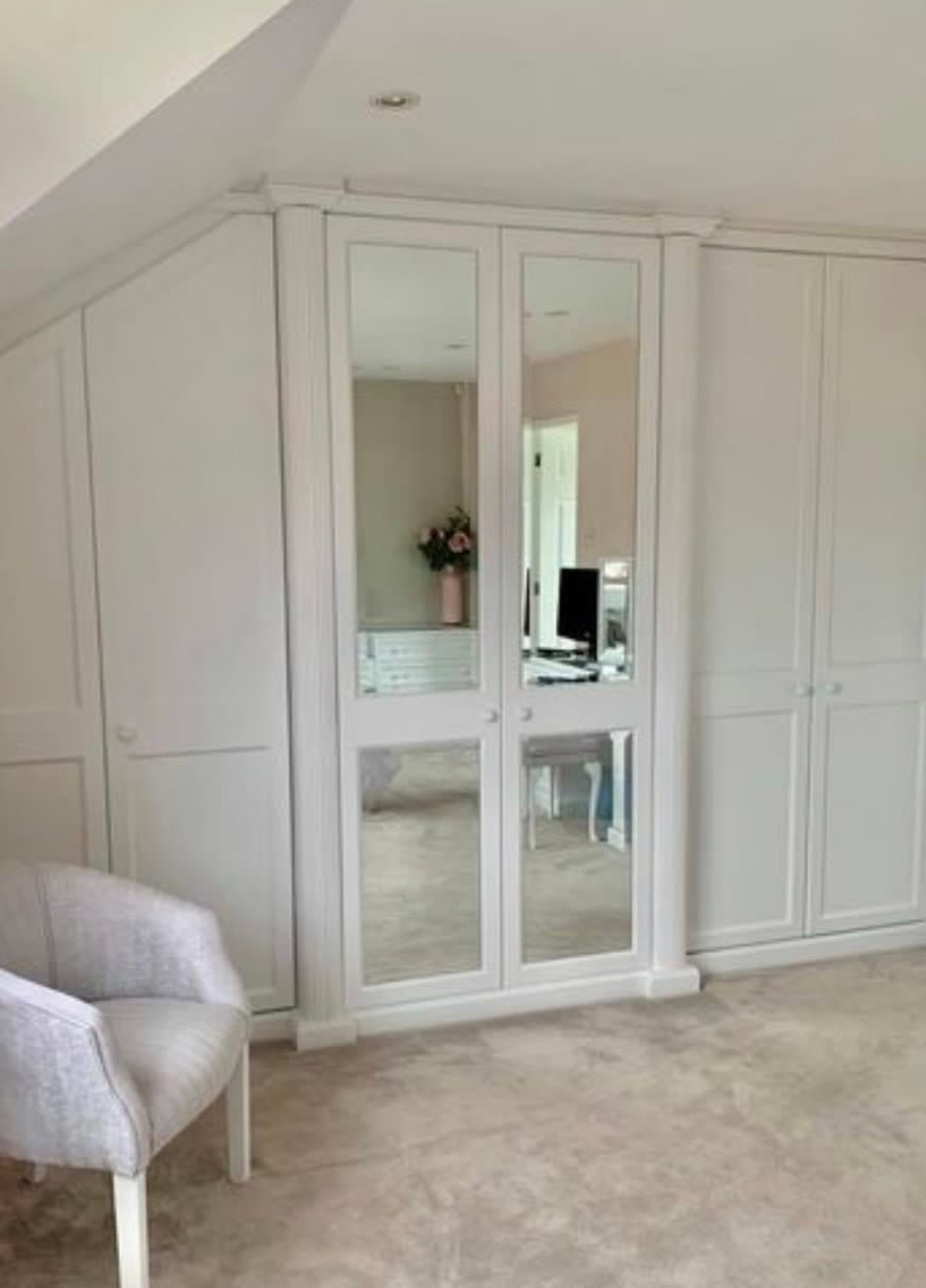 Furniture &amp; Wardrobe Spraying example